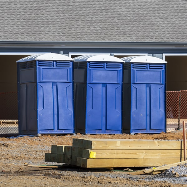 are there any restrictions on what items can be disposed of in the portable restrooms in Wrenshall